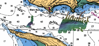 1992 across channel - bathymetry